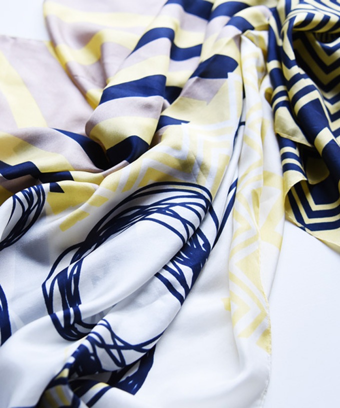 【SALE】Hachimitsu lemon はちみつれもん [KusaKanmuri ストール]