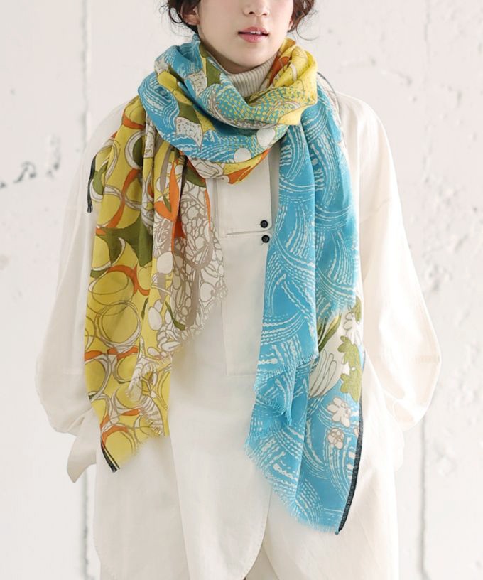 あしとおりーぶ き　[Kusa Kanmuri ウールストール]