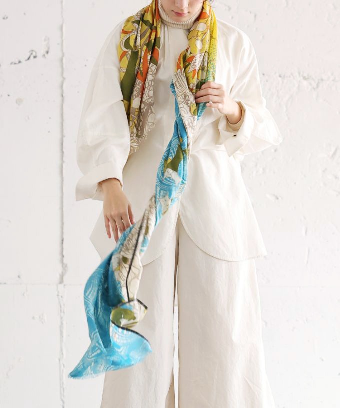 あしとおりーぶ き　[Kusa Kanmuri ウールストール]