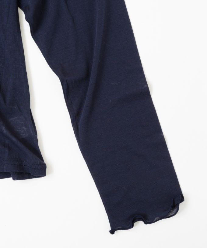 キアタートル・4【プラスサイズ】強撚綿のシアーコットンタートル