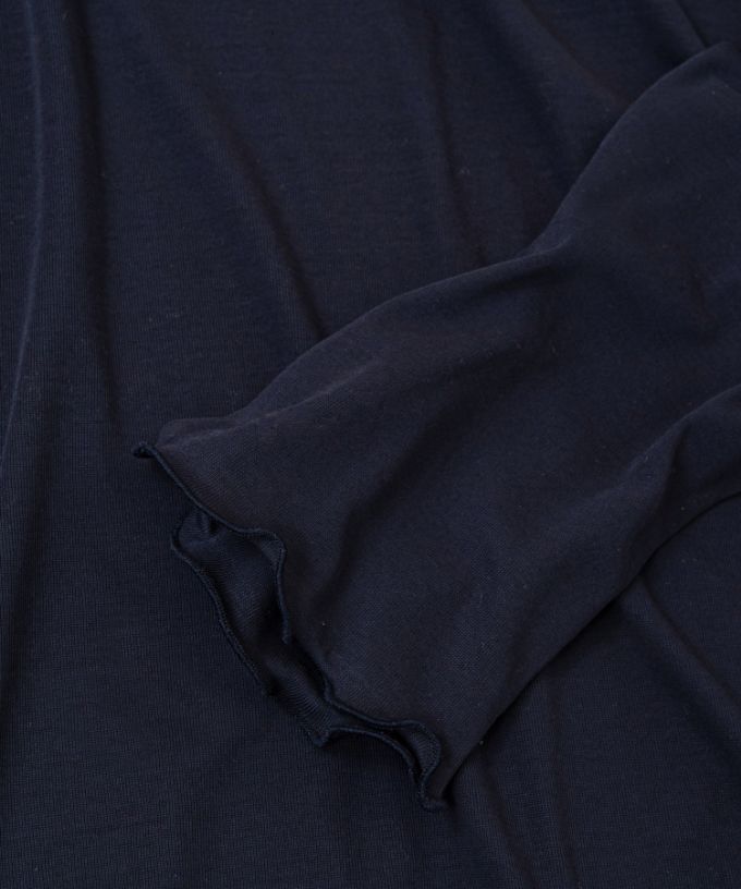 キアタートル・4【プラスサイズ】強撚綿のシアーコットンタートル