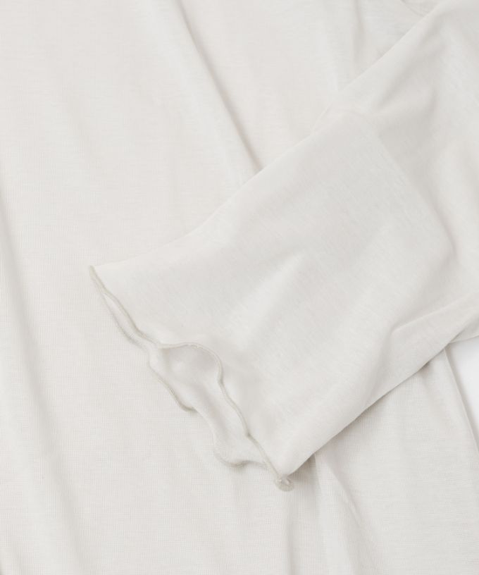 キアタートル・4【プラスサイズ】強撚綿のシアーコットンタートル