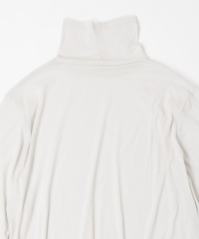 キアタートル・4【プラスサイズ】強撚綿のシアーコットンタートル