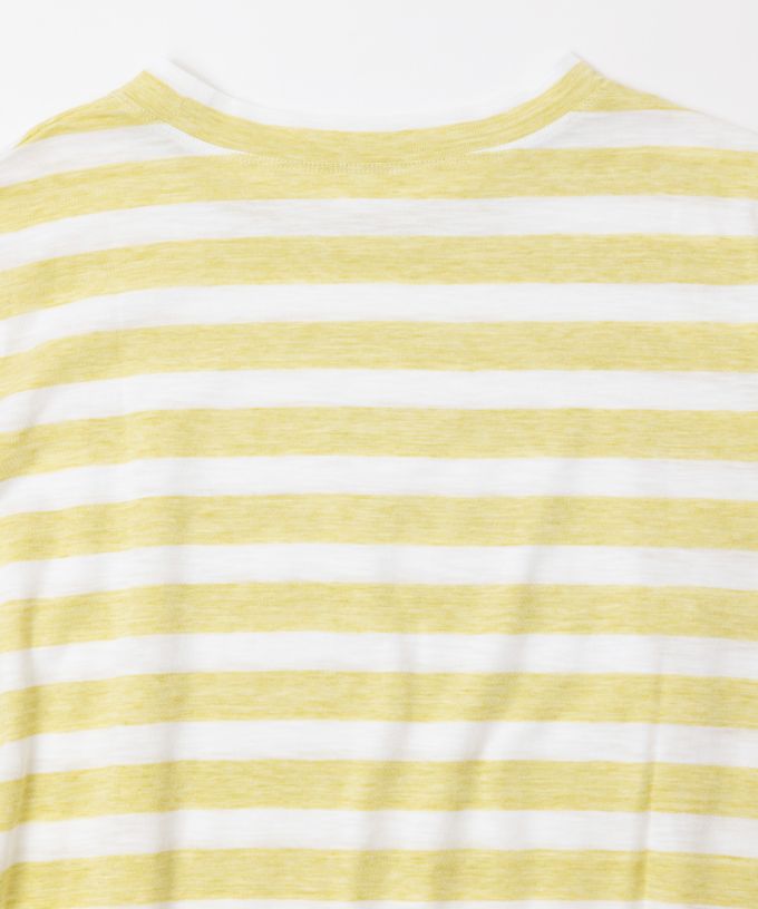 アナントップボーダー・Ｄ　オリジナルボーダーの5分袖Aライントップ