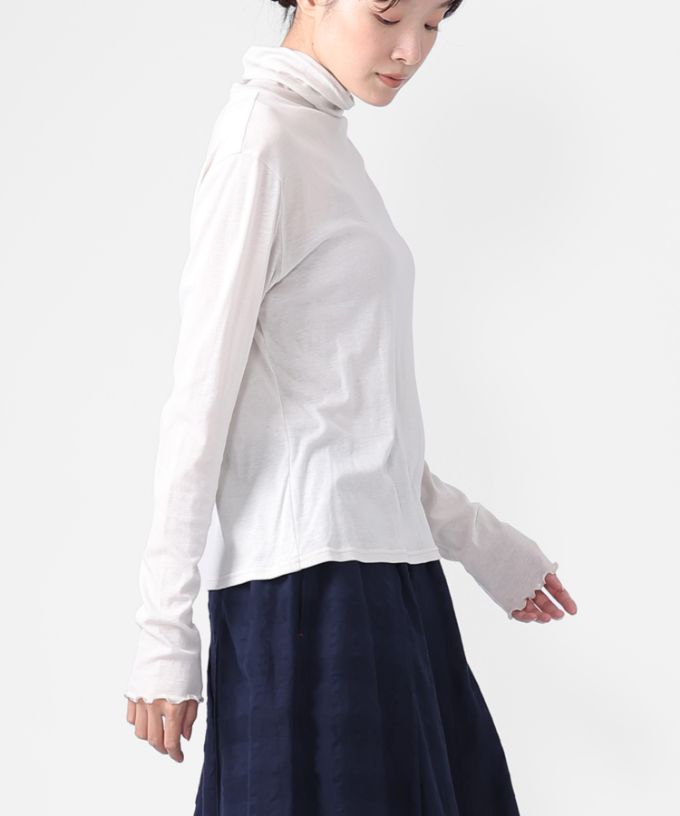 キアタートル　強撚綿のシアーコットンタートル