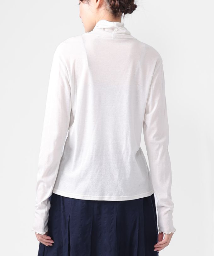 キアタートル　強撚綿のシアーコットンタートル