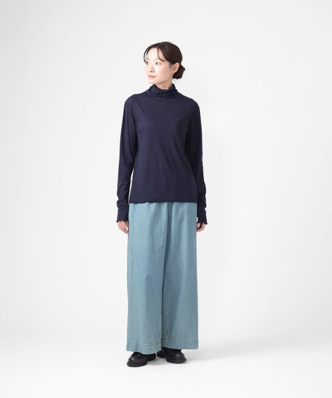 キアタートル　強撚綿のシアーコットンタートル