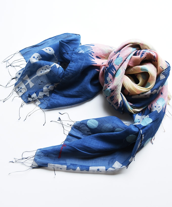 Sanpomichi yoru　さんぽみち　よる [KusaKanmuri ストール]