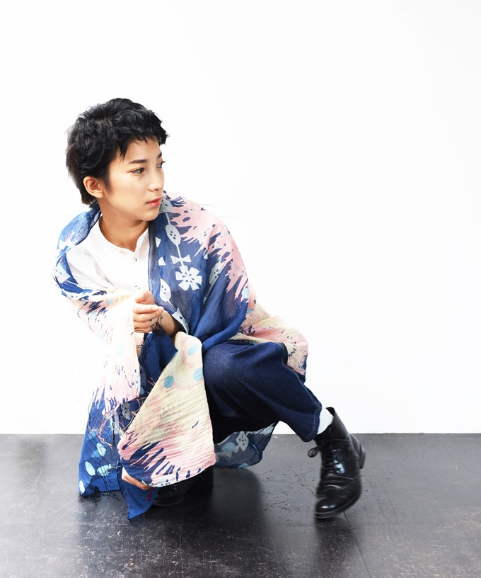 Sanpomichi yoru　さんぽみち　よる [KusaKanmuri ストール]