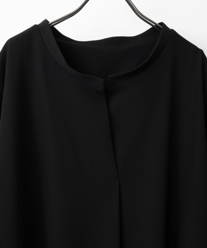 コゼット・4【プラスサイズ】［Chronicle］コクーンシルエットのシンプルドレス