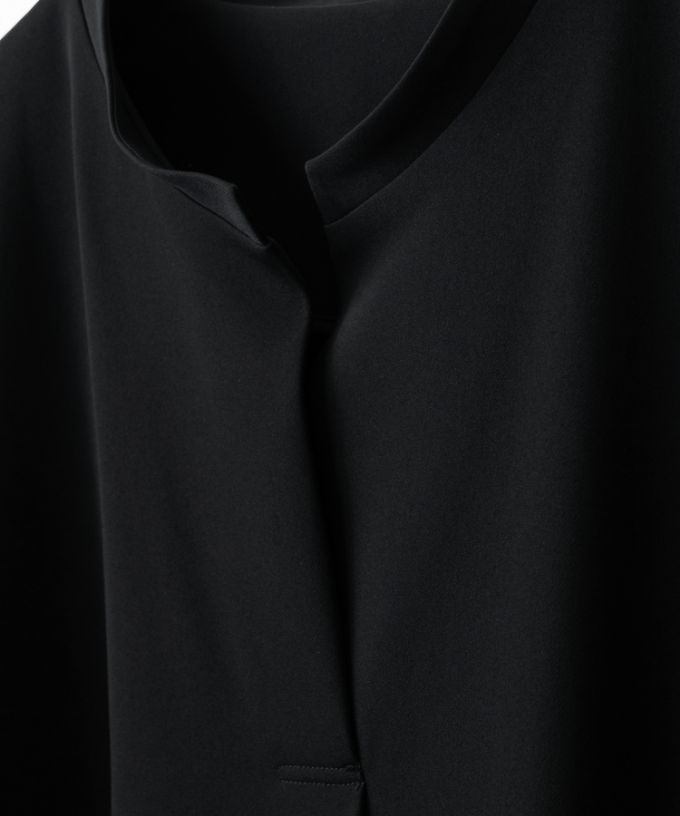 コゼット・4【プラスサイズ】［Chronicle］コクーンシルエットのシンプルドレス