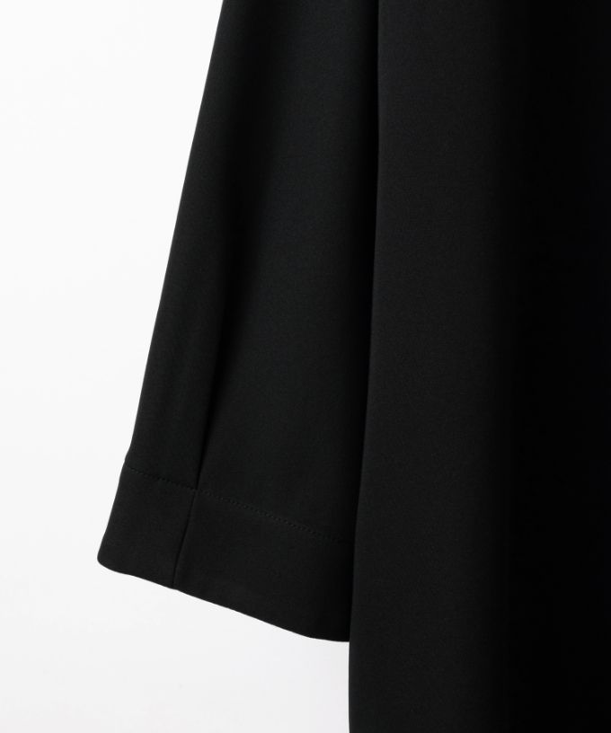 コゼット・4【プラスサイズ】［Chronicle］コクーンシルエットのシンプルドレス