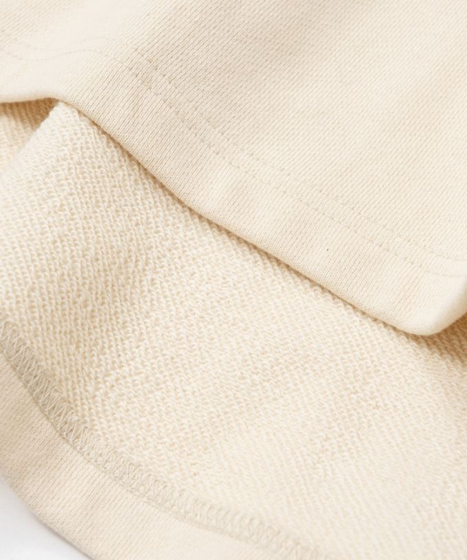 バーミートップ　アメリカコットンの裏毛フードプルオーバー