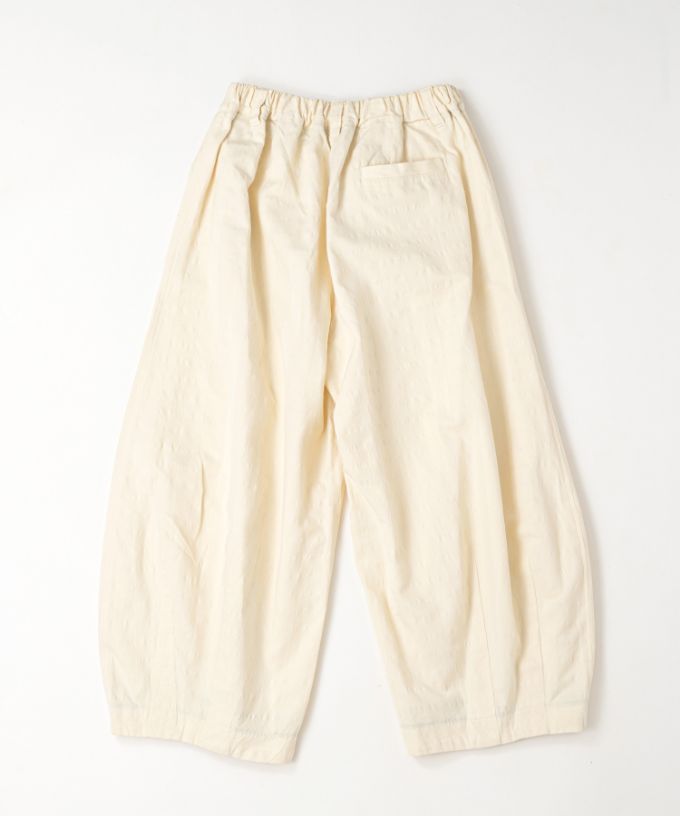 バロパンツ・ナッティ　パッチポケットのコクーンシルエットパンツ