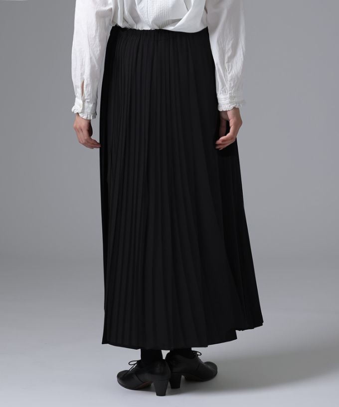 ジジスカート［Chronicle］二種のプリーツを使ったスカート