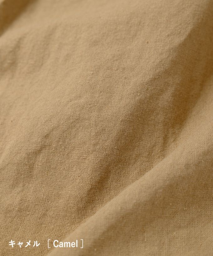 ジョーパンツ　タックを入れた綿麻ジョッパーズパンツ