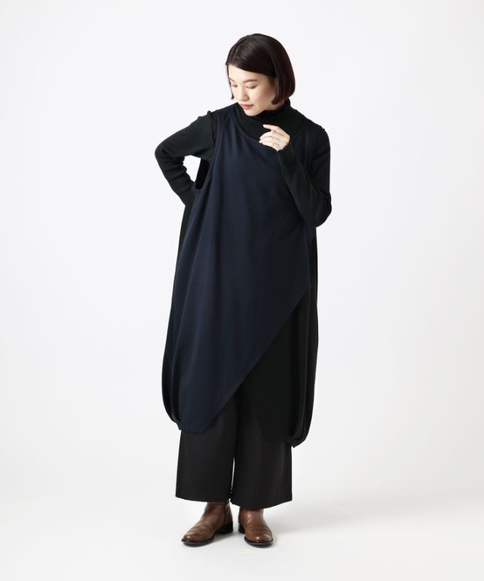 バスコ アッシュ・H コクーンシルエットオーバーチュニック 新品未使用