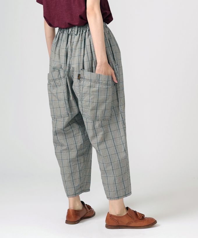 バスコ リネン マオパンツ マスタード マオパンツ麻13 定番人気