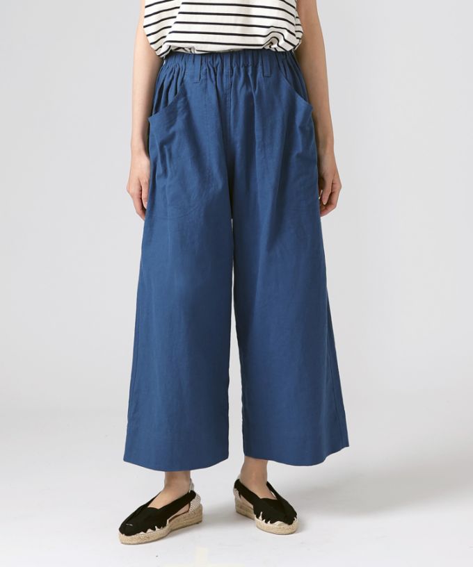 グミパンツ コットンリネンのワイドパンツ/ITEM,PANTS/Shop by