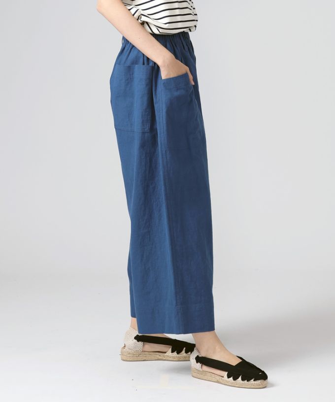 グミパンツ コットンリネンのワイドパンツ/ITEM,PANTS/Shop by