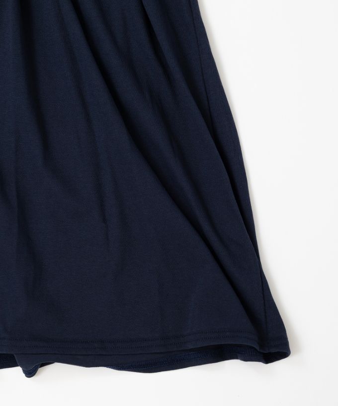 【SALE】ロザリーチュニ　ドライタッチの天竺コットン切り替えチュニック