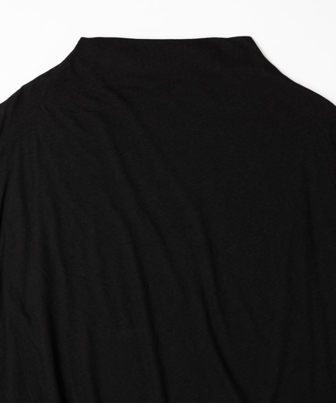 シルビトップ　強撚綿のフレンチスリーブトップ