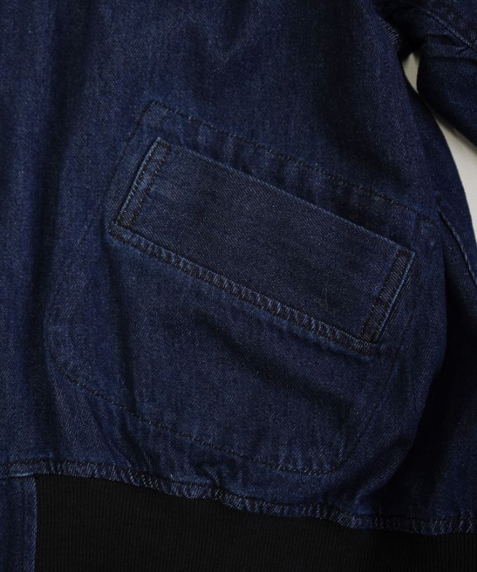 シンディジャケット　9オンスデニムのジップアップブルゾン