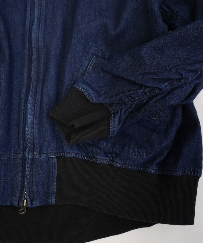 シンディジャケット　9オンスデニムのジップアップブルゾン