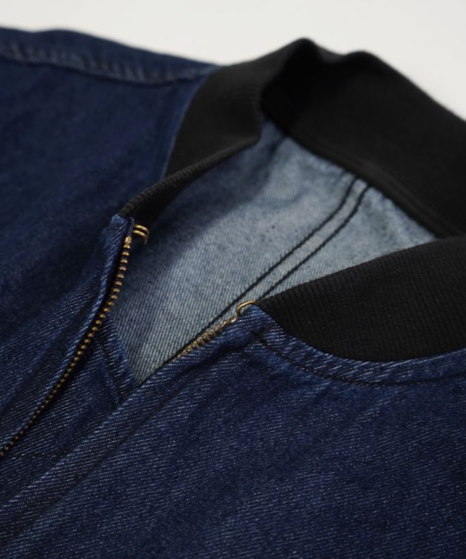 シンディジャケット　9オンスデニムのジップアップブルゾン