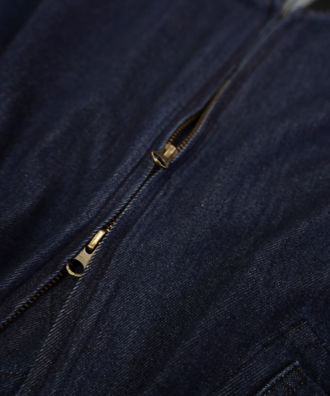 シンディジャケット　9オンスデニムのジップアップブルゾン