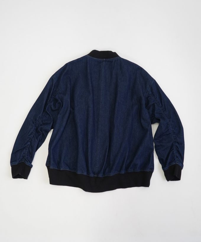 シンディジャケット　9オンスデニムのジップアップブルゾン