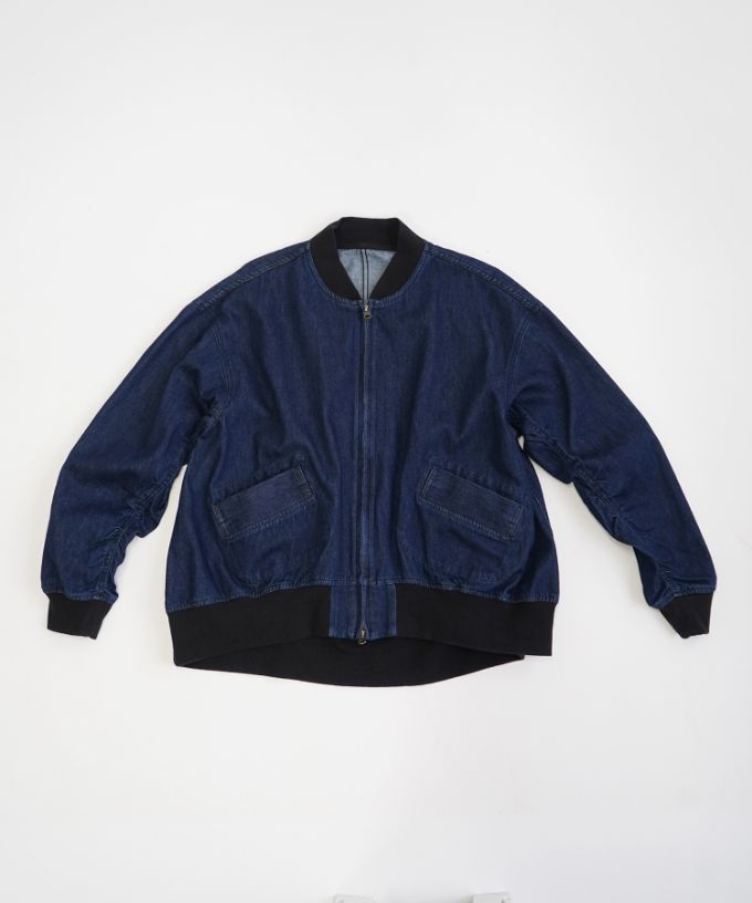 シンディジャケット　9オンスデニムのジップアップブルゾン