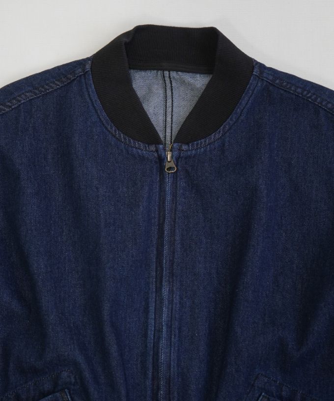 シンディジャケット　9オンスデニムのジップアップブルゾン