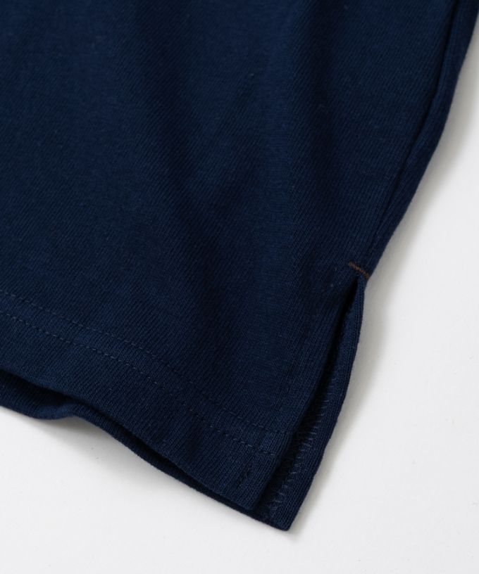 ジャントップ　天竺コットンクルーネックトップ