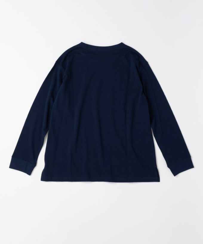 ジャントップ　天竺コットンクルーネックトップ