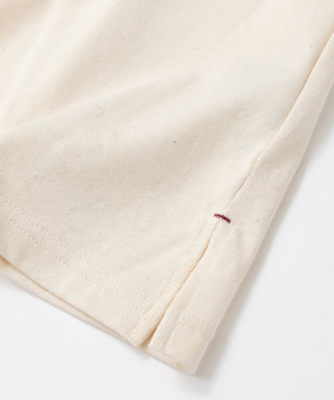 ジャントップ　天竺コットンクルーネックトップ