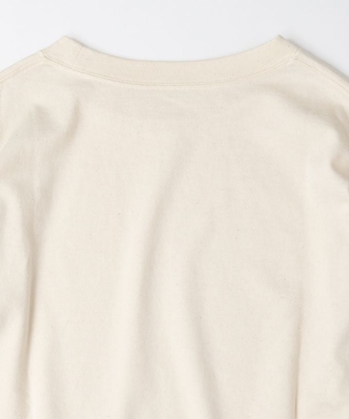 ジャントップ　天竺コットンクルーネックトップ