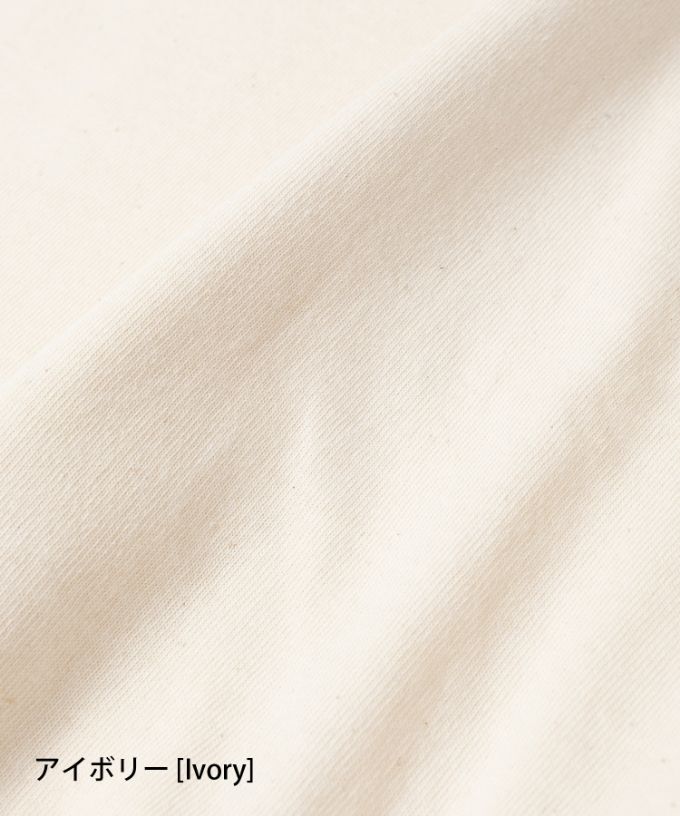 ジャントップ　天竺コットンクルーネックトップ