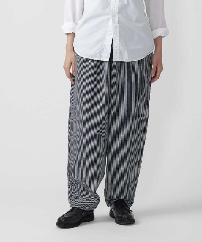 BASCO マオパンツ ロングヒッコリー ロング丈の後ろビッグポケットパンツ マオパンツロングヒッコリー ロング丈の後ろビッグポケットパンツ/ITEM
