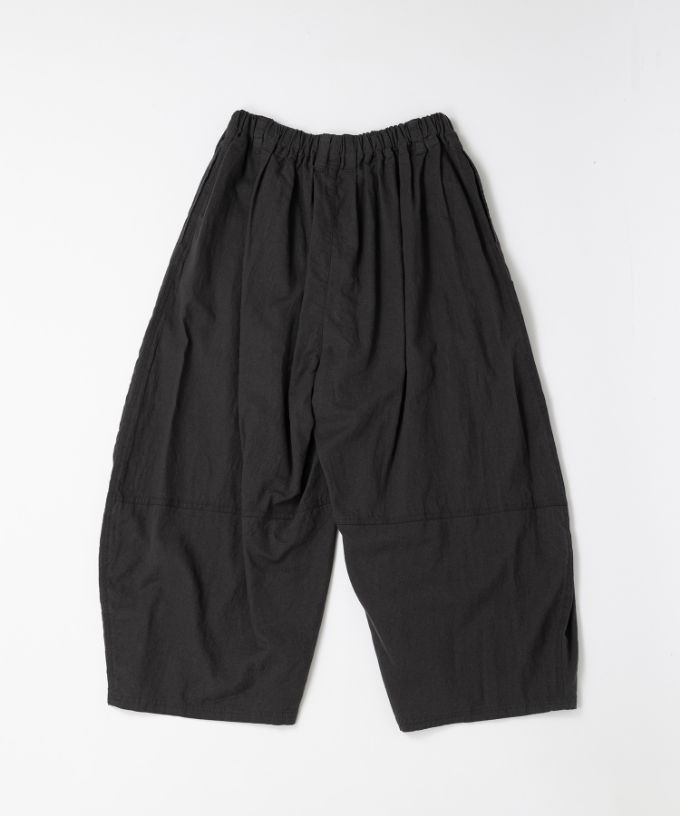 ラッカーパンツR　綿麻のコクーンシルエットパンツ
