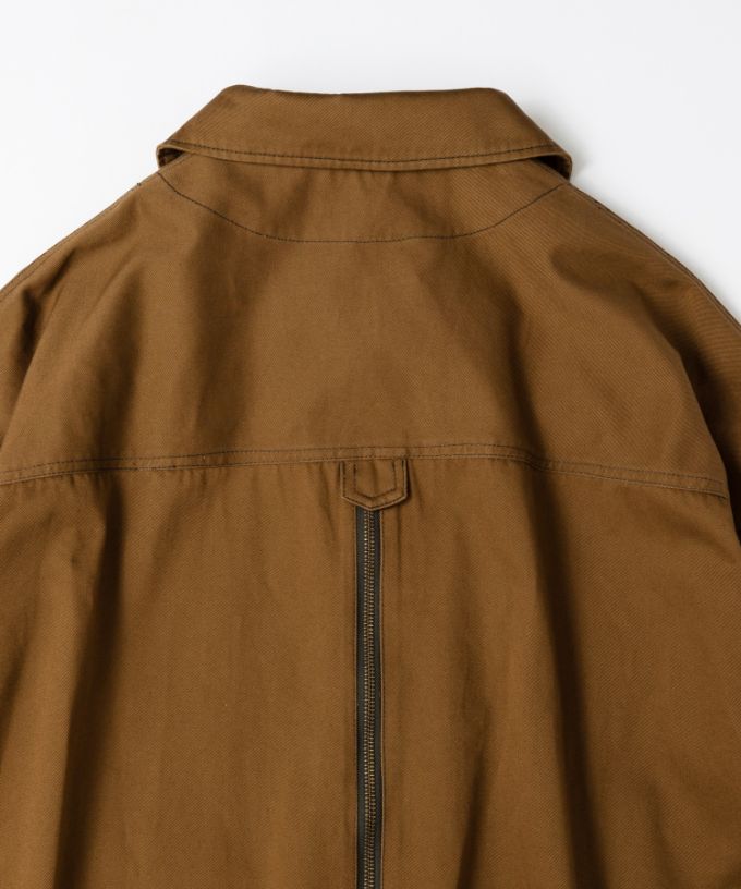 パブロコート　バックファスナーのステンカラーコート