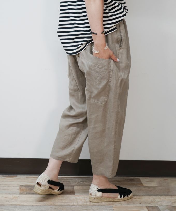 マオパンツ麻・19　定番人気のリネン素材