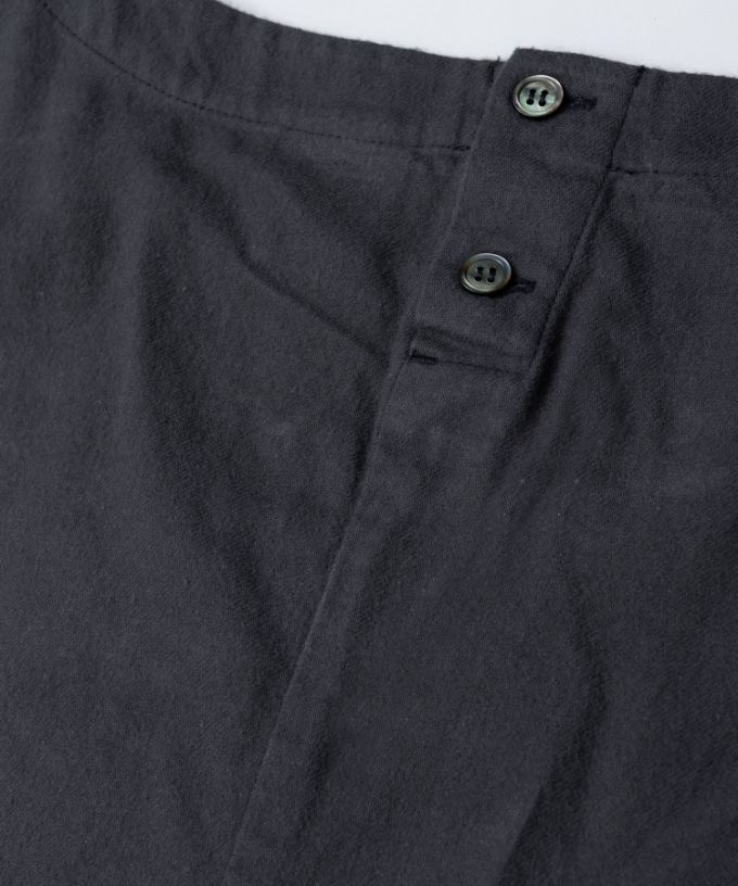 リリムドレス・4【プラスサイズ】コットンネル素材のバルーンスリーブドレス