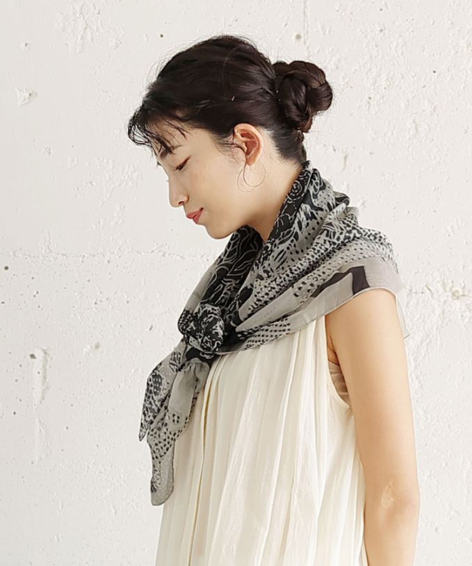 いとしいねいろ［KusaKanmuri　シルクコットンストール ]