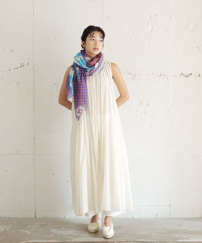 とらとほしがき［KusaKanmuri　シルクコットンストール ]