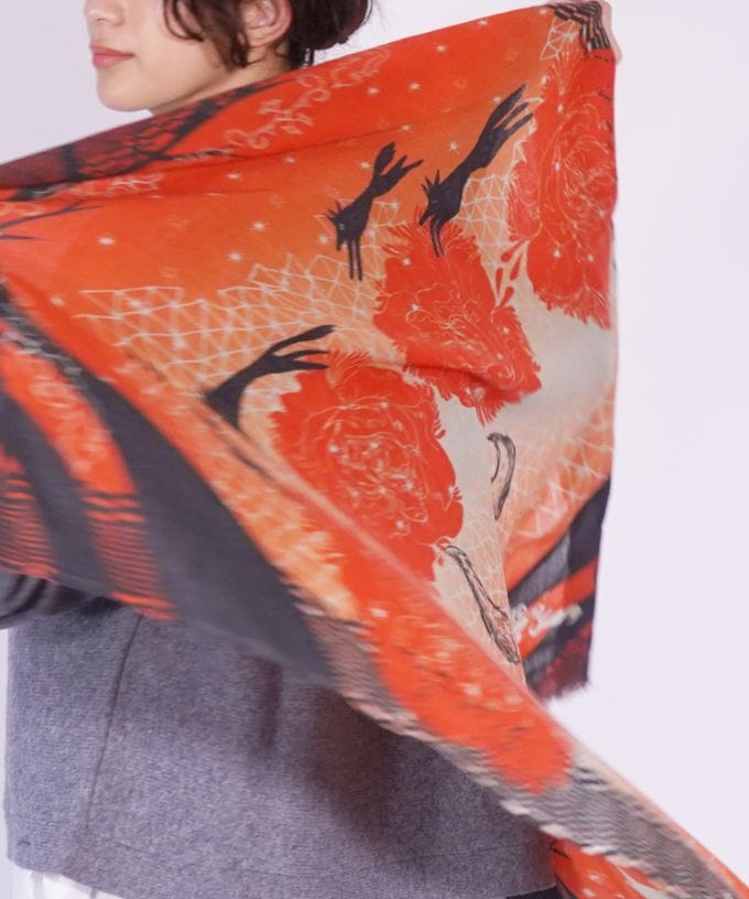 ケイスケカンダ　心恋族　keisuke kanda ケープ　ショール　ストール keisuke kanda の 『心恋族』 | changefashion.net
