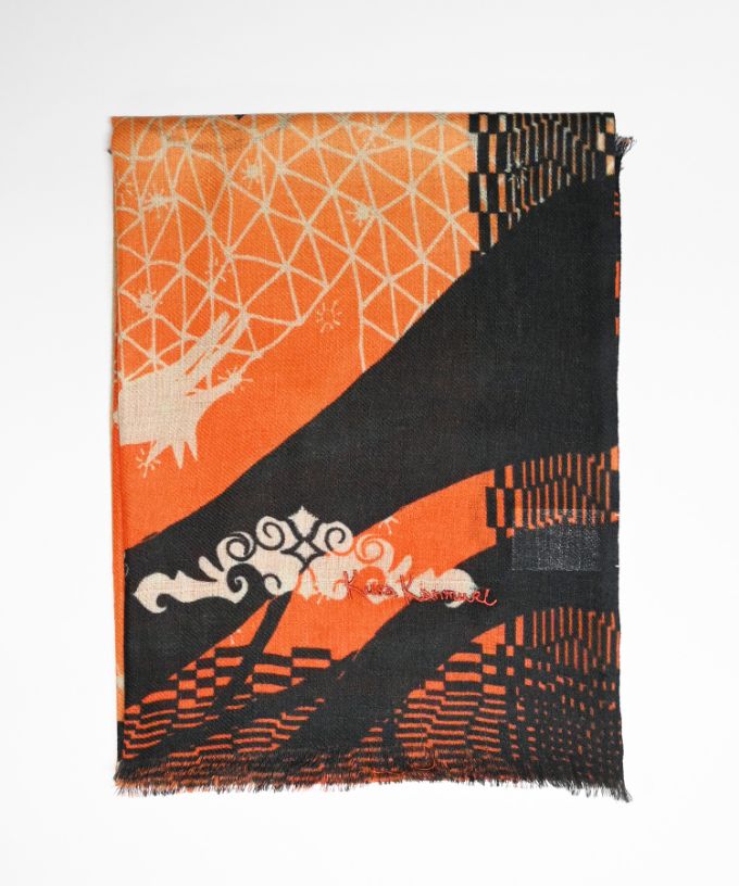 ゆうやけこやけ　[Kusa Kanmuri ウールストール]