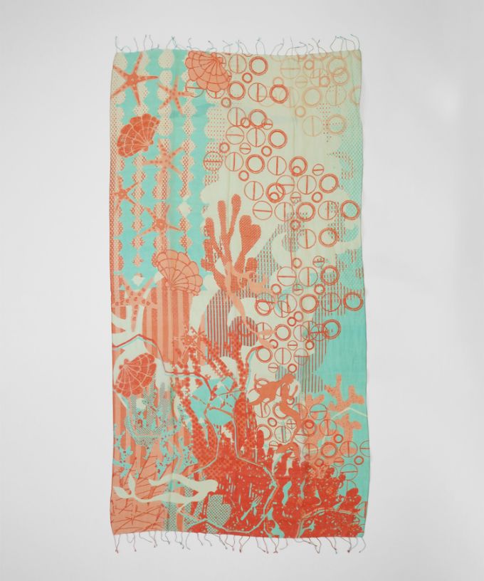 にんぎょのひみつ［KusaKanmuri　シルクコットンストール ]