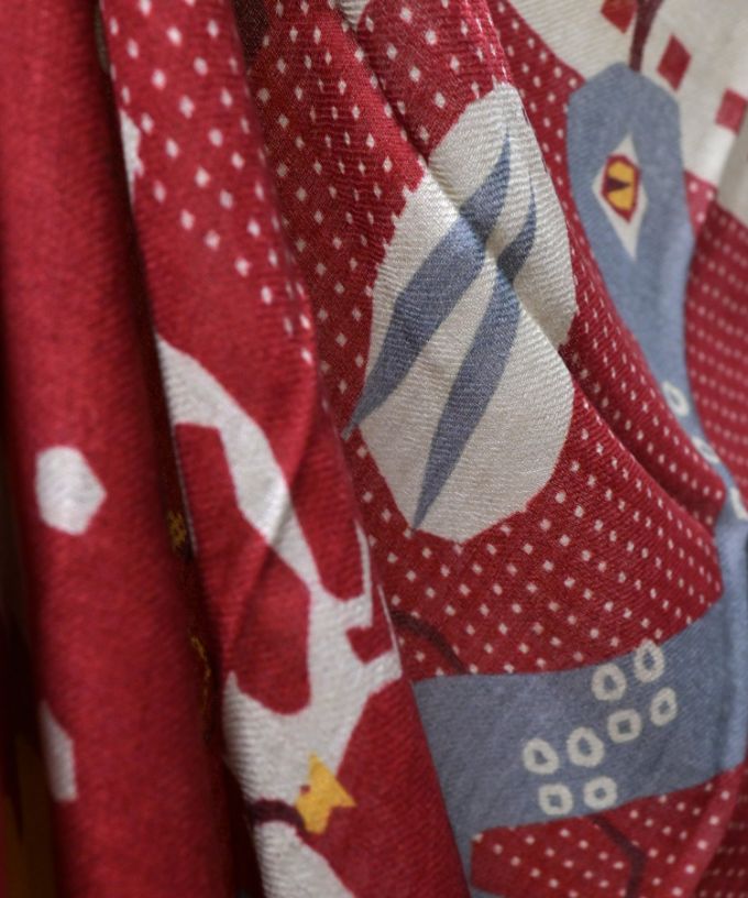 あたらしいあさ　[Kusa Kanmuri ウールストール]