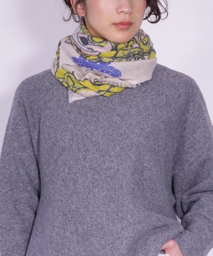 ひょうたんとてんし ひる　[Kusa Kanmuri ウールストール]